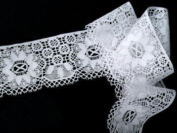 Bobbin lace No. 75501 white | 30 m - 1