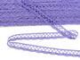 Cotton bobbin lace 75512, width 10 mm, purple II - 1/4