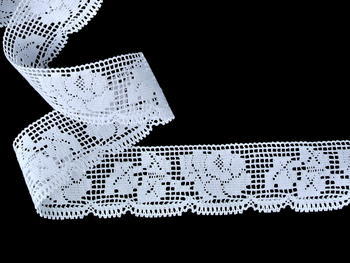 Bobbin lace No. 75591 white | 30 m - 1
