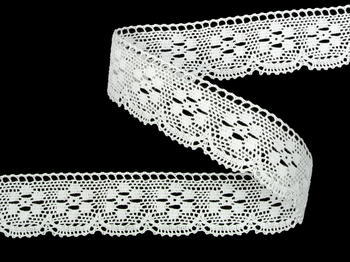 Bobbin lace No. 75623 white | 30 m - 1