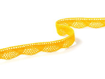 Bobbin lace No. 75629 dark yellow | 30 m - 1