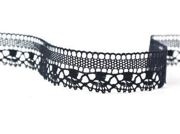 Bobbin lace No. 81017 black | 30 m - 1