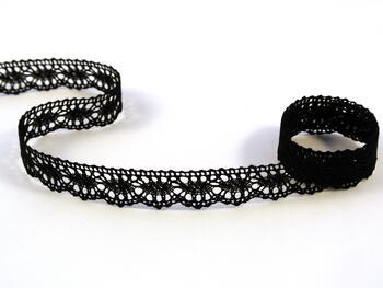 Bobbin lace No. 81050 black | 30 m - 1