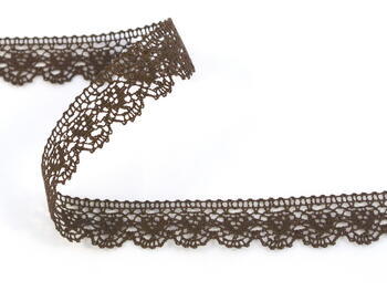 Bobbin lace No. 81128 dark brown | 30 m - 1