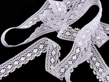Bobbin lace No. 81297 white | 30 m - 1