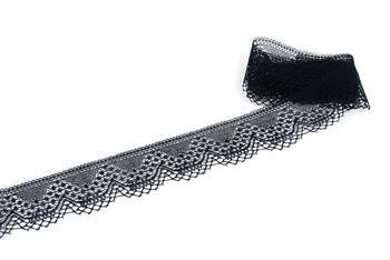 Bobbin lace No. 81733 black | 30 m - 1