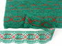 Bobbin lace No. 81919 dark green/light red | 30 m - 1/5