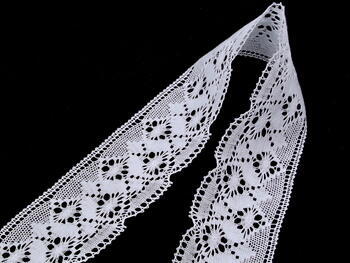 Bobbin lace No. 82025 white | 30 m - 1