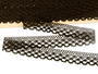 Bobbin lace No. 82222 dark brown | 30 m - 1/4