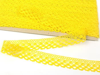 Bobbin lace No. 82222 yellow | 30 m - 1