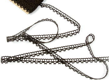 Bobbin lace No. 82226 dark brown | 30 m - 1