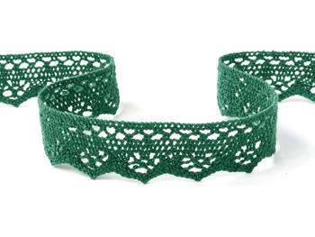 Bobbin lace No. 82332 green | 30 m - 1