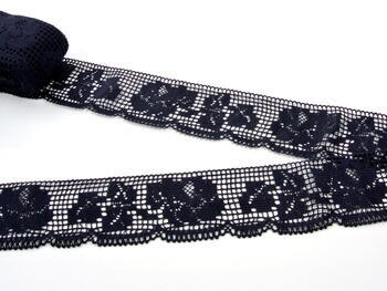 Bobbin lace No. 88022 black | 30 m - 1