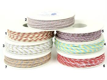 Cord, diameter 3 mm, color mix, 25 m - 1