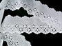 Embroidery lace No. 65007 white | 9,2 m - 2/5