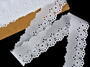 Embroidery lace No. 65005 white | 9,2 m - 2/4