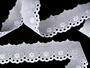 Embroidery lace No. 65006 white | 9,2m - 2/5