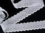 Embroidery lace No. 65008 white | 9,2 m - 2/5