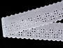 Embroidery lace No. 65009 white | 9,1 m - 2/5