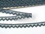 Cotton bobbin lace 73010, width 13 mm, gray - 2/4