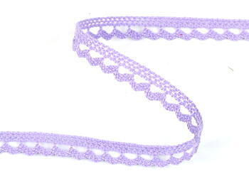 Cotton bobbin lace 73012, width 10 mm, purple III - 2