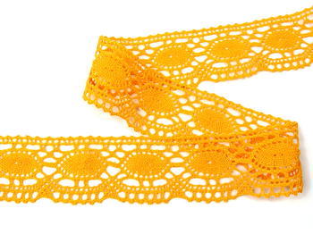 Bobbin lace No. 75032 dark yellow | 30 m - 2