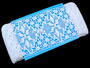 Cotton bobbin lace insert 75034, width 110 mm, white - 2/4