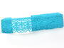 Cotton bobbin lace 75037, width 57 mm, turquoise - 2/5