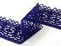 Cotton bobbin lace 75037, width 57 mm, purple - 2/4