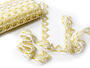 Bobbin lace No. 75041 white/yellow/light yellow | 30 m - 2/4