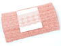 Cotton bobbin lace 75076, width 53 mm, pink - 2/4