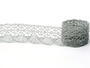 Metalic bobbin lace 75077, width 33 mm, Lurex silver - 2/5
