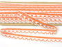 Bobbin lace No. 75079 white/rich orange | 30 m - 2/4