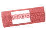 Cotton bobbin lace 75088, width 27 mm, rose - 2/5