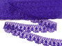 Paličkovaná krajka vzor 75088 purpurová I. | 30 m - 2/4