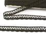 Cotton bobbin lace 75099, width 18 mm, dark brown - 2/4