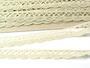 Cotton bobbin lace 75099, width 18 mm, light cream - 2/4