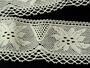Cotton bobbin lace 75105, width 46 mm, ecru - 2/4