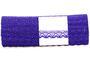 Cotton bobbin lace 75133, width 19 mm, purple - 2/4
