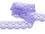 Cotton bobbin lace 75133, width 19 mm, purple II/lavender - 2/4