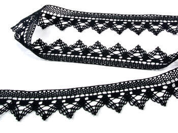 Bobbin lace No. 75145 black | 30 m - 2