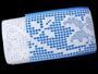 Cotton bobbin lace insert 75152, width 115 mm, white - 2/5