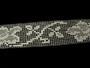 Cotton bobbin lace insert 75152, width 115 mm, ecru - 2/5