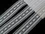 Cotton bobbin lace insert 75161, width 19 mm, white - 2/4