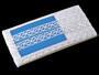 Cotton bobbin lace insert 75165, width 20 mm, white - 2/5