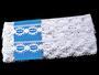 Cotton bobbin lace 75179, width 32 mm, white - 2/4