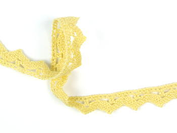 Bobbin lace No. 75207 light yellow | 30 m - 2