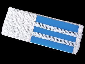 Cotton bobbin lace insert 75212, width 13 mm, white - 2