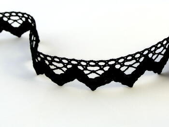 Bobbin lace No. 75220 black | 30 m - 2