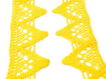 Bobbin lace No. 75221 yellow | 30 m - 2